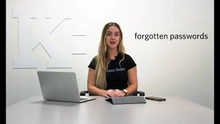 Forgotten Passwords | Knowledge Network