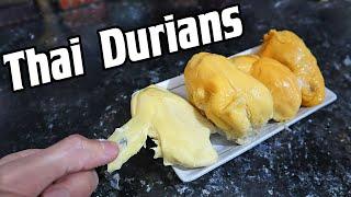 DURIAN : Comparing Four Varieties From THAILAND -  Weird Fruit Explorer