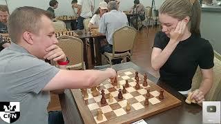 CM D. Denisenko (2046) vs WFM Fatality (1959). Chess Fight Night. CFN. Blitz