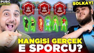 1 E SPORCU vs 5 YALANCI! HANGİSİ GERÇEK E SPORCU? SOLKAY ile BULABİLECEK MİYİZ? PUBG Mobile