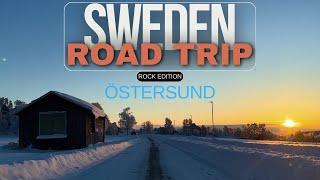 Östersund Road Trip ( 2023 )-( sun goes up on snow )