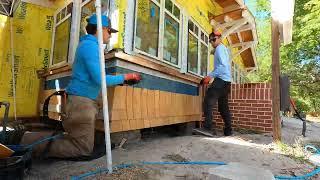 Cedar Shingle Siding Start to Finish - the "Hula Skirt"