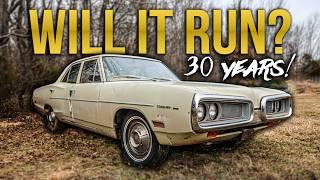 FORGOTTEN 30 YEARS! Will This 1970 Dodge Coronet RUN and DRIVE?