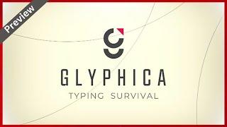 GLYPHICA Steam Summer Nextfest 2024 Demo Preview | Typing Survival Arena Shooter #steam #gaming