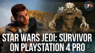 Star Wars Jedi: Survivor extended PlayStation 4 Pro footage