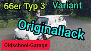 1966er VW Typ3 Variant im Erstlack, Patina und Airride