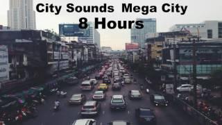 City Sounds - Mega City - Traffic, Horns, People, Ambience