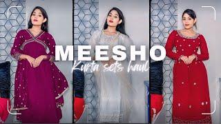 New Meesho Suit/Kurta Set For Women/Girls | Festive Kurti-Set Haul 2024 -`´-