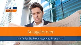 Anlageformen: Wie finden Sie die Anlage, die zu Ihnen passt?