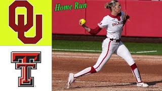 Oklahoma vs Texas Tech  | Jun 2, 2025 | Women's College World Series 2025 Today