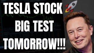 TESLA STOCK BIG TEST TOMORROW! TSLA, SPY, NVDA, ES, QQQ, BTC, NQ, COIN, META & MSFT PREDICTIONS!  