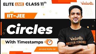 Circles JEE Class 11 | One Shot | Marathon | JEE Main | JEE Advanced | Arvind Kalia Sir | VJEE