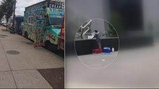 Food truck operators claim viral photos of woman collecting fountain water is out of context