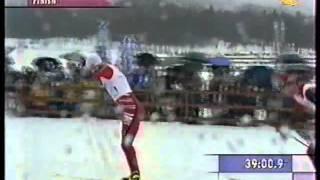 1998 OWG Nagano 25 km M Pursuit ALSGAARD DAEHLIE SMIRNOV