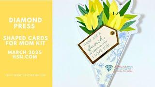 Diamond Press Shaped Cards for Mom Kit  | HSN.com