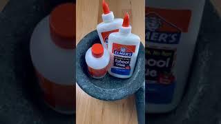 How to Make one ingredient SUS White Slime Kom #shorts #satisfying #satisfiedcrush