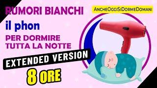 Rumore bianco del PHON - VERSIONE ESTESA 8 ore - Per dormire tutta la notte! ! White noise