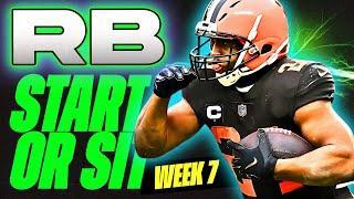  WEEK 7 RB MUST Start/Sit Analysis!  | 2024 Fantasy Football Advice