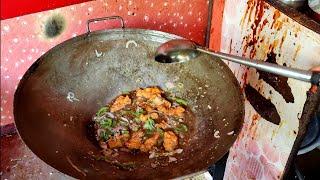 Chicken Chilli Masala Dry || Street Chinese Corner || Indian Street Food || @ ₹ 120/-