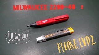 Обзор индикаторов напряжения Milwaukee 2200-40 vs Fluke LVD2