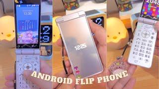 2024 Japanese Keitai Tech Unveiled!  Sharp Aquos 601SH - Android Flip Phone ASMR Review 