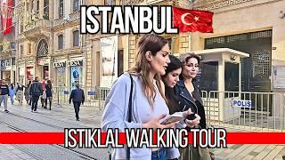 Explore Istiklal Street Istanbul: Hidden Bars, Street Foods & Markets | 4K Walking Tour 2024