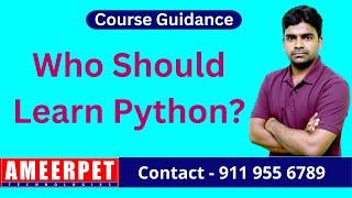 Who should Learn Python Programming? | By Srinivas | Ameerpet Technologies