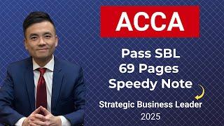 How can I help you pass ACCA SBL in March 2025 Exam