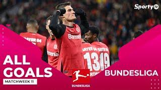 Bundesliga 24/25 | ALL GOALS from Gameweek 11 - Full Highlights | SportyTV