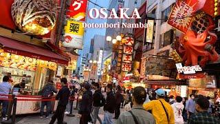 Osaka Night Street Food Walk Tour! Dotonbori Namba 道頓堀難波大阪ナイトストリートフードウォークツアー