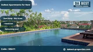 SERVICED APARTMENT FOR RENT SIEM REAP 1 BEDROOM  SRA11