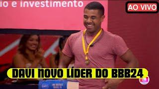 BBB 24; ao vivo, ELIMINAÇÃO AO VIVO da Giovana; PROVA DO LÍDER E FORMAÇÃO DE PAREDÃO AO VIVO BBB24