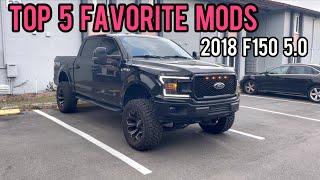 My Top 5 FAVORITE MODS For My 2018 F150