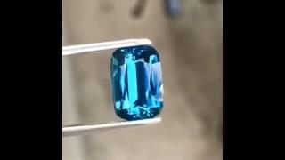 Flawless 5.40 CT Very Top Blue Indicolite Tourmaline Gemstone from Afghanistan.