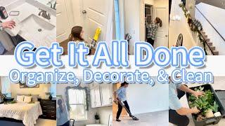 Get It All Done | Prep for the Holidays | Organization | Christmas Decorate With Me | Deep Cleaning