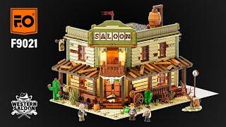 FUNWHOLE Western Saloon (F9021)[2026 pcs] Step-by-Step Building Instructions @TopBrickBuilder