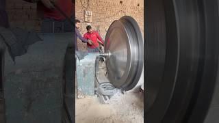 Incredible making stainless steel large dish antenna making #short #skill #viral