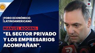 El vocero presidencial habló del rumbo económico argentino y el apoyo empresarial #DNEWS