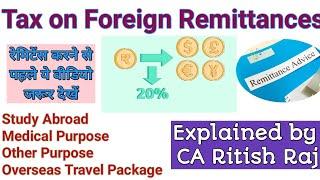 Tax on Foreign Remittance Budget 2023 | TCS on Foreign Remittance in Income Tax Return