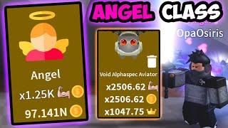 GETTING OP *ANGEL* CLASS!!! x1250 BOOST! | - Roblox Saber Simulator