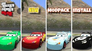 LAC - Lightning McQueen (Green, Red, Bule, Black) ModPack|  Los Angeles Crimes Online McQueen Car 