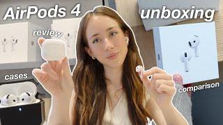 AirPods 4 Unboxing & Review  | active noise cancellation, new features, first impression...