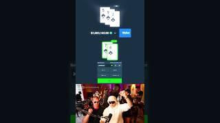 WINNING $1,000,000 ON BLACKJACK  #blackjack #stake #gambling #casino #shorts #trendingshorts