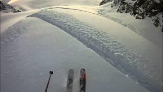 Whistler Heli Skiing Go Pro Helmet Cam 02/22/11