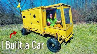 Building a Drivable Cabin - Full Build + Overnight Adventure