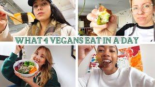 WHAT 4 VEGANS EAT IN A DAY ft. Vegan Yack Attack