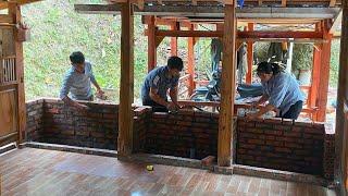 PHIN, DAU & TU join hands to build and renovate kitchen cabinets with sturdy bricks