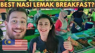 First Time We Try Nasi Lemak In MALAYSIA ! 