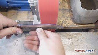 Нюансы ножеделания: изготовление спусков. How to grind a blade. M390 Steel