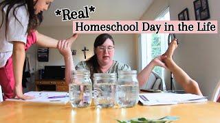 Homeschool Day in the Life Vlog | DITL Pregnant Homeschool Mom of 3